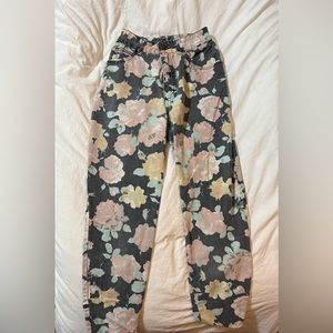 Bongo Flower print high rise jeans